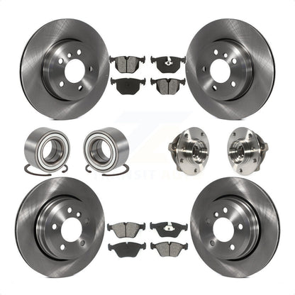 [Avant + Arrière] Kit d'ensemble roulement de roue et moyeu pour 2010 BMW X3 KBB-109871 par Transit Auto