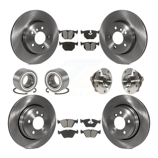 [Avant + Arrière] Kit d'ensemble roulement de roue et moyeu pour 2010 BMW X3 KBB-109871 par Transit Auto