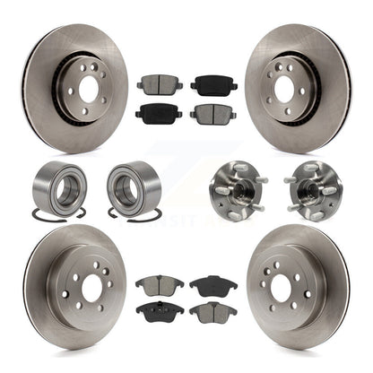 [Avant + Arrière] Kit d'ensemble roulement de roue et moyeu pour 2008-2011 Land Rover LR2 KBB-109872