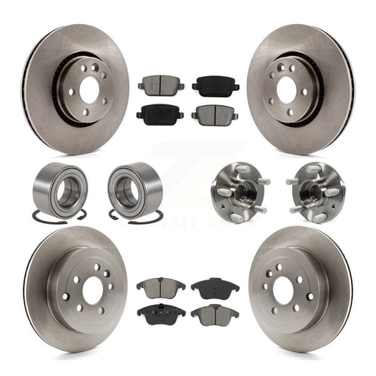 [Avant + Arrière] Kit d'ensemble roulement de roue et moyeu pour 2008-2011 Land Rover LR2 KBB-109872