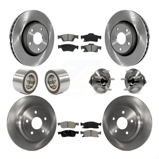 [Avant + Arrière] Kit d'ensemble roulement de roue et moyeu pour Dodge Durango KBB-109873 par Transit Auto