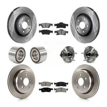 [Avant + Arrière] Kit d'ensemble roulement de roue et moyeu pour Dodge Durango Jeep Grand Cherokee KBB-109874