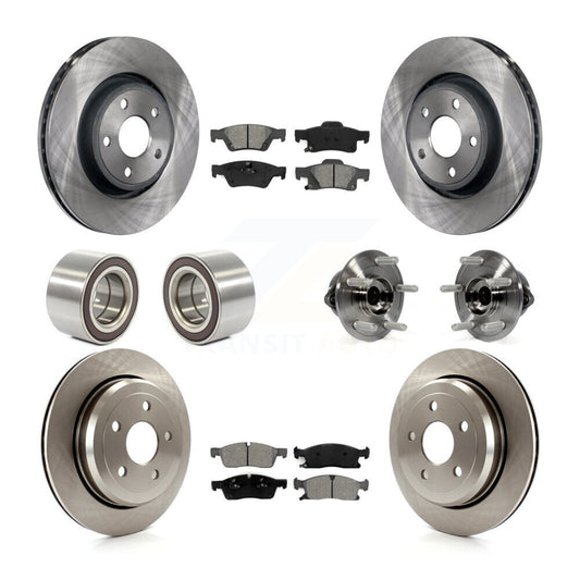[Avant + Arrière] Kit d'ensemble roulement de roue et moyeu pour Dodge Durango Jeep Grand Cherokee KBB-109874