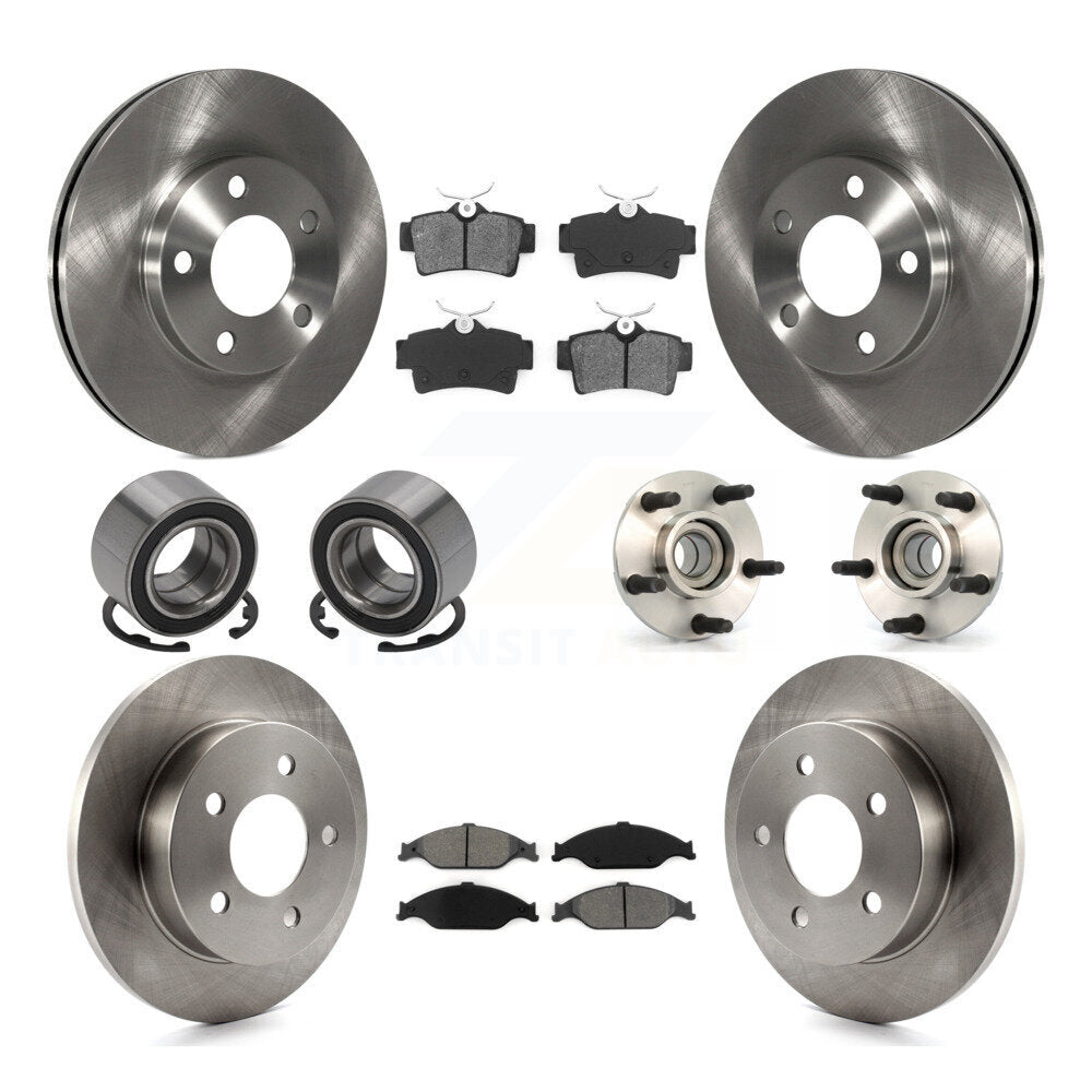 [Avant + Arrière] Kit d'ensemble roulement de roue et moyeu pour 2003 Ford Mustang SVT Cobra 10th Anniversary KBB-109882