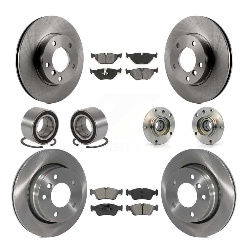 [Avant + Arrière] Kit d'ensemble roulement de roue et moyeu pour BMW 323i 323Ci 328i KBB-109926