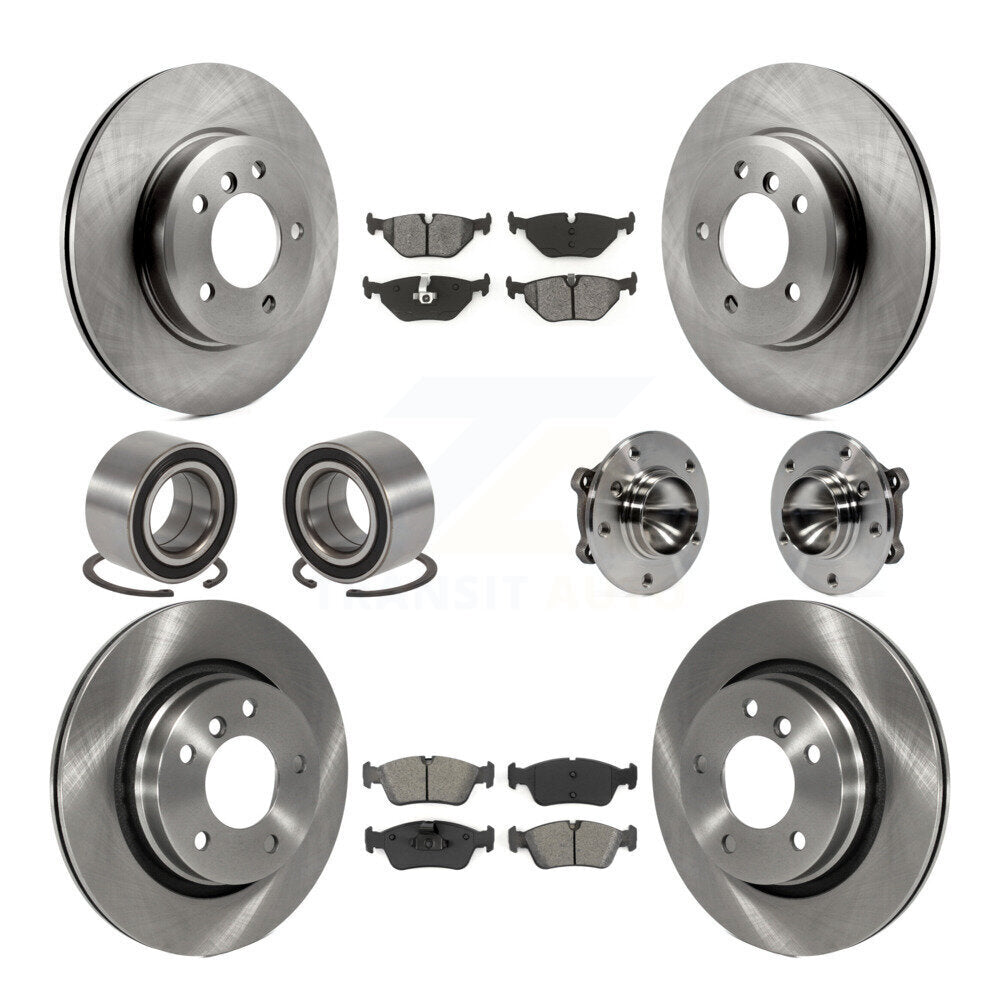[Avant + Arrière] Kit d'ensemble roulement de roue et moyeu pour 2006 BMW 325Ci KBB-109928