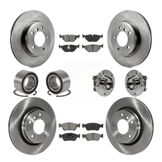[Avant + Arrière] Kit d'ensemble roulement de roue et moyeu pour 2006 BMW 325Ci KBB-109928