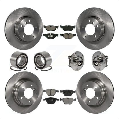 [Avant + Arrière] Kit d'ensemble roulement de roue et moyeu pour 2007 BMW 323i avec 312mm Diameter Rotor KBB-109931 par Transit Auto