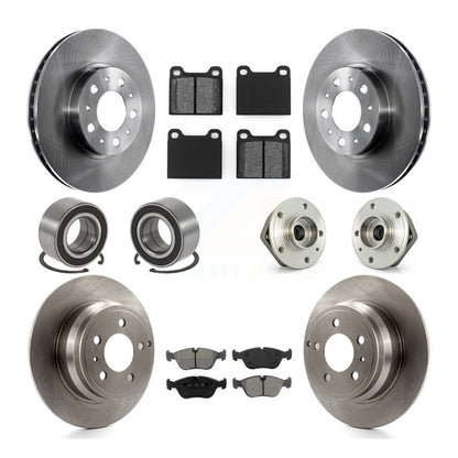[Avant + Arrière] Kit d'ensemble roulement de roue et moyeu pour 2000 Volvo V70 FWD avec Turbocharged avec 279mm Diameter Rotor KBB-109933