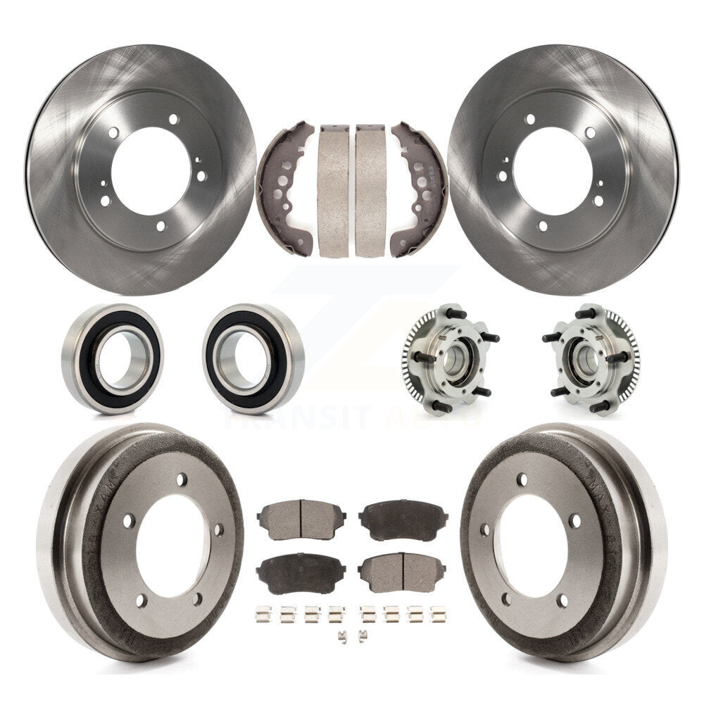 [Avant + Arrière] Kit d'ensemble roulement de roue et moyeu pour 2004 Suzuki Grand Vitara Non-ABS From Chassis VIN #44103257 KBB-110074