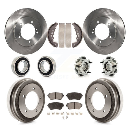 [Avant + Arrière] Kit d'ensemble roulement de roue et moyeu pour 2004 Suzuki Grand Vitara Non-ABS From Chassis VIN #44103257 KBB-110074