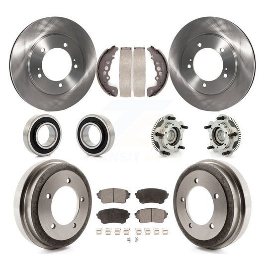 [Avant + Arrière] Kit d'ensemble roulement de roue et moyeu pour 2004 Suzuki Grand Vitara Non-ABS From Chassis VIN #44103257 KBB-110074