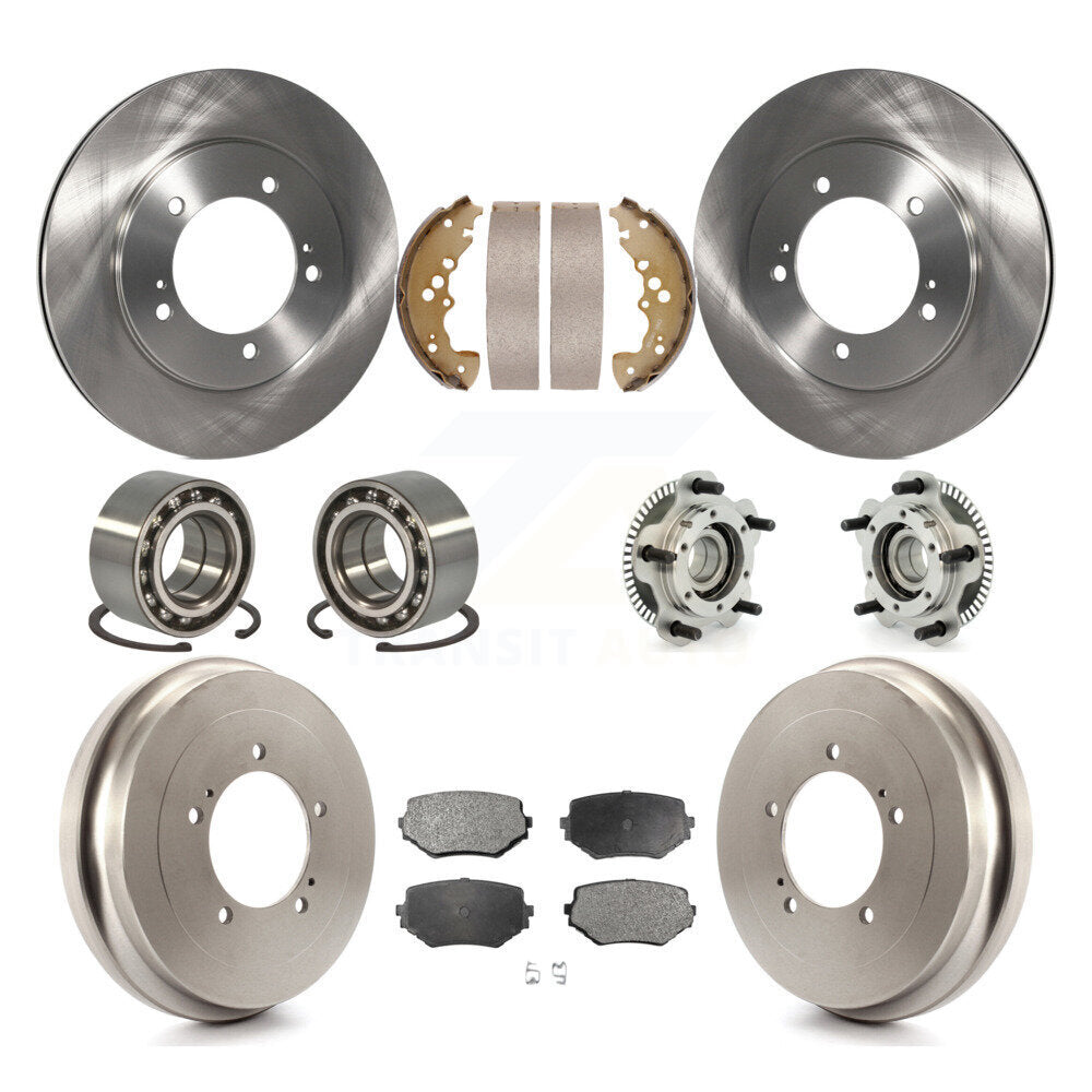 [Avant + Arrière] Kit d'ensemble roulement de roue et moyeu pour Suzuki XL-7 Grand Vitara KBB-110078