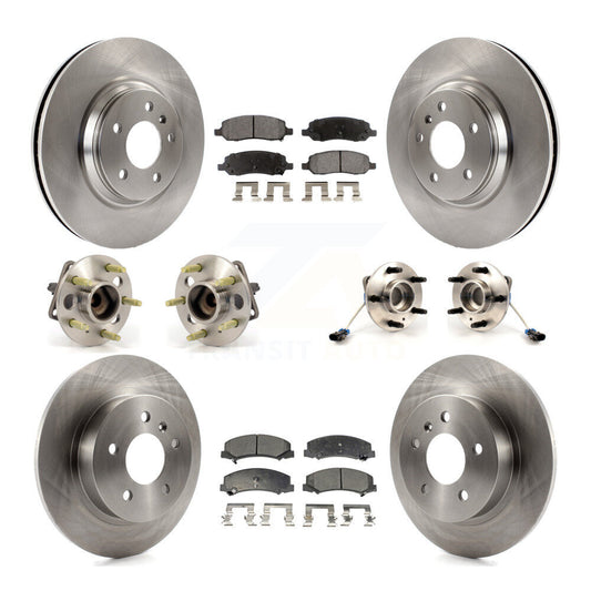 [Avant + Arrière] Kit d'ensemble roulement de roue et moyeu pour 2006-2011 Buick Lucerne 4.6L KBB-110165