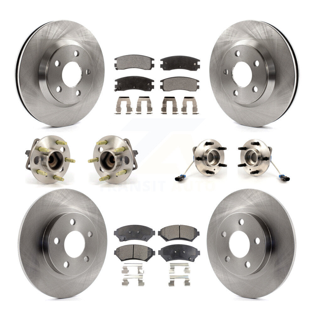 [Avant + Arrière] Kit d'ensemble roulement de roue et moyeu pour 2005 Buick Park Avenue Ultra KBB-110167