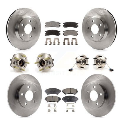 [Avant + Arrière] Kit d'ensemble roulement de roue et moyeu pour 2005 Buick Park Avenue Ultra KBB-110167