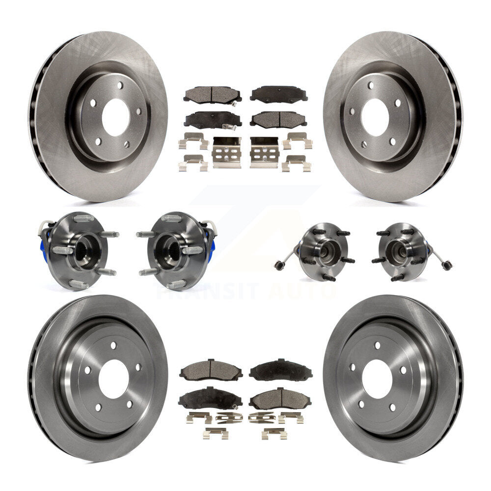 [Avant + Arrière] Kit d'ensemble roulement de roue et moyeu pour Chevrolet Corvette Cadillac XLR KBB-110180