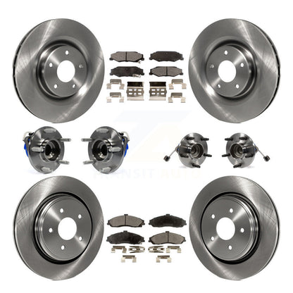 [Avant + Arrière] Kit d'ensemble roulement de roue et moyeu pour Chevrolet Corvette Cadillac XLR KBB-110182