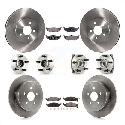 [Avant + Arrière] Kit d'ensemble roulement de roue et moyeu pour Dodge Stratus Chrysler Cirrus Plymouth Breeze KBB-110183 par Transit Auto