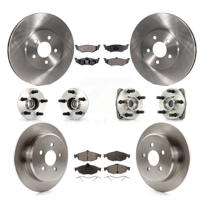 [Avant + Arrière] Kit d'ensemble roulement de roue et moyeu pour Dodge Stratus KBB-110185 par Transit Auto