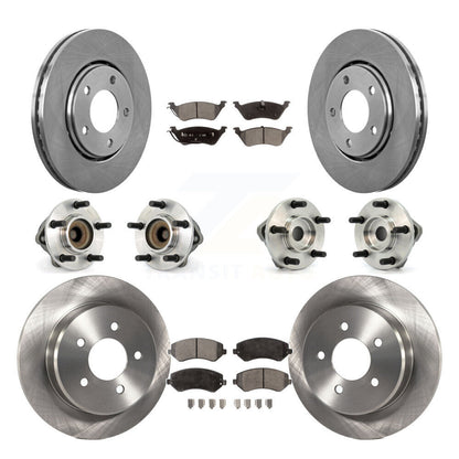 [Avant + Arrière] Kit d'ensemble roulement de roue et moyeu pour Dodge Chrysler Town & Country Grand Caravan Voyager KBB-110190