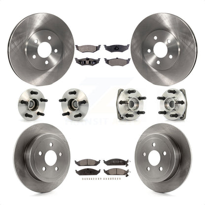 [Avant + Arrière] Kit d'ensemble roulement de roue et moyeu pour Dodge Stratus Chrysler Cirrus Plymouth Breeze KBB-110201 par Transit Auto