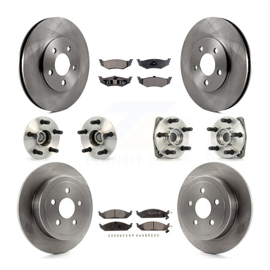 [Avant + Arrière] Kit d'ensemble roulement de roue et moyeu pour Chrysler Sebring Cirrus Dodge Stratus Plymouth Breeze KBB-110204 par Transit Auto