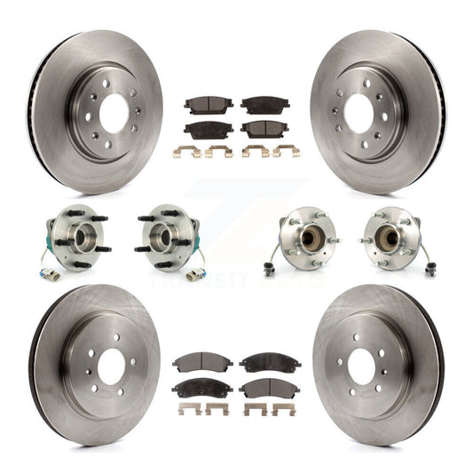 [Avant + Arrière] Kit d'ensemble roulement de roue et moyeu pour 2006-2007 Cadillac CTS Base avec Sport Suspension KBB-110206