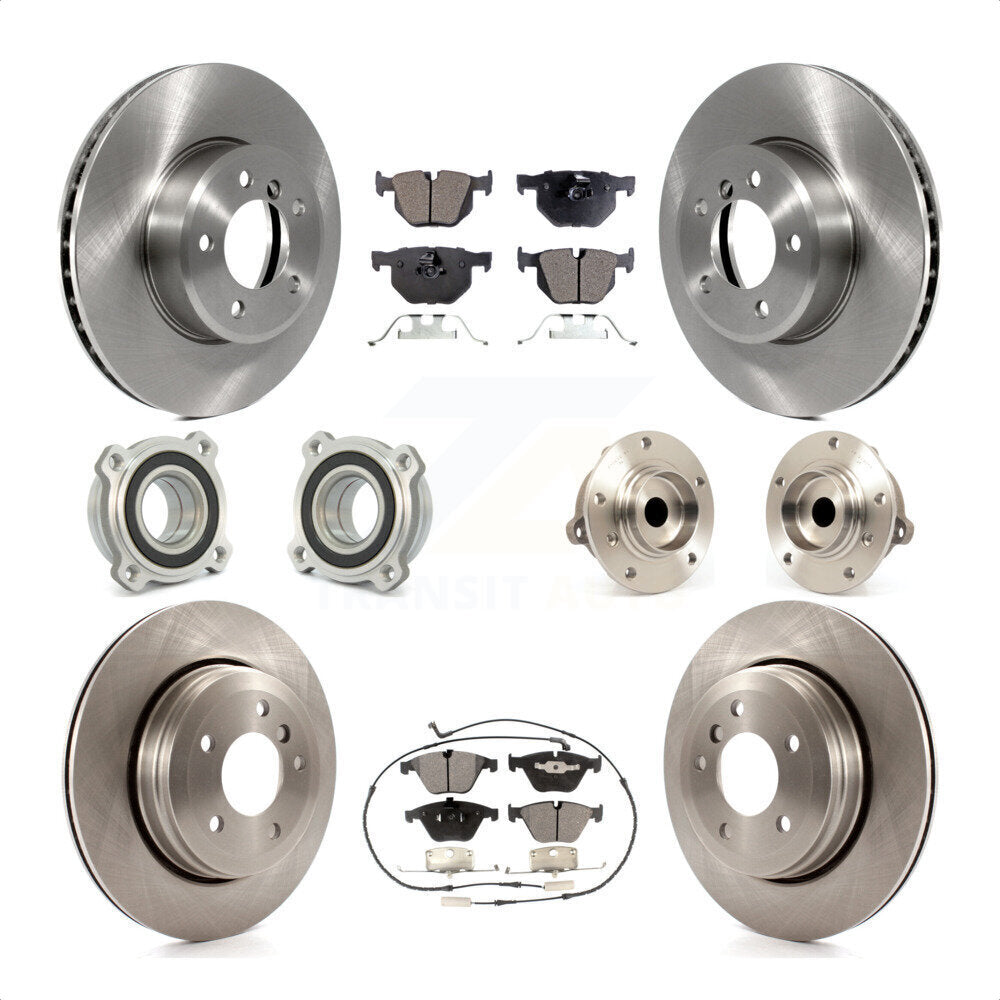 [Avant + Arrière] Kit d'ensemble roulement de roue et moyeu pour BMW 530i 525i 528i KBB-110210 par Transit Auto