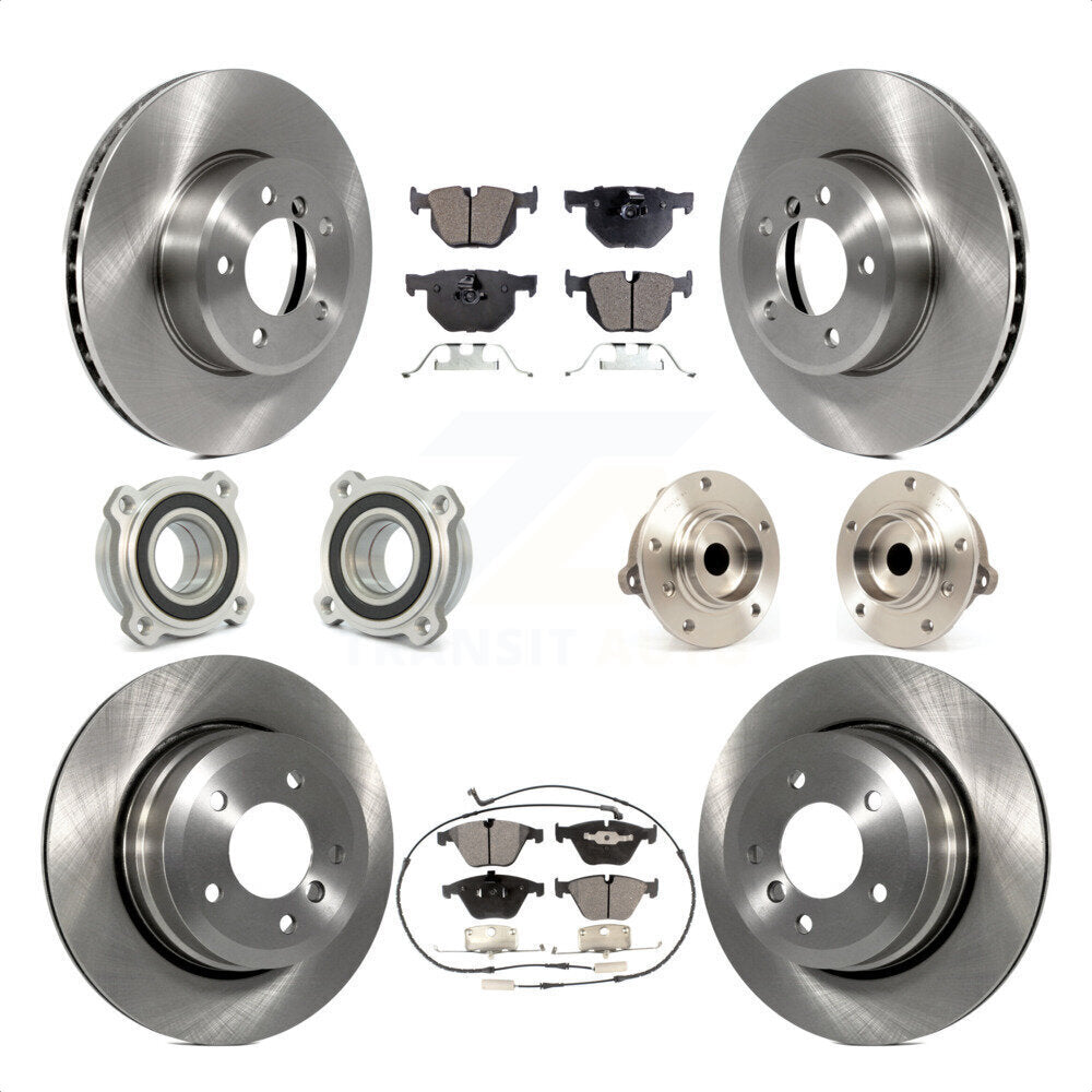 [Avant + Arrière] Kit d'ensemble roulement de roue et moyeu pour 2010 BMW 528i KBB-110211 par Transit Auto