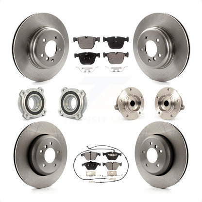 [Avant + Arrière] Kit d'ensemble roulement de roue et moyeu pour BMW 535i 550i 545i KBB-110213 par Transit Auto