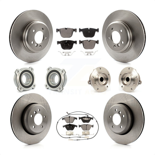 [Avant + Arrière] Kit d'ensemble roulement de roue et moyeu pour BMW 535i 550i 545i KBB-110213 par Transit Auto
