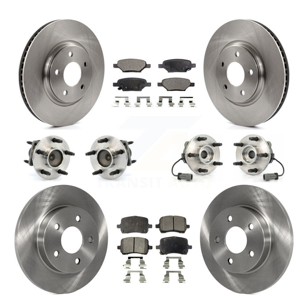 [Avant + Arrière] Kit d'ensemble roulement de roue et moyeu pour Chevrolet Cobalt Saturn Ion avec 5 Lug Wheels KBB-110226