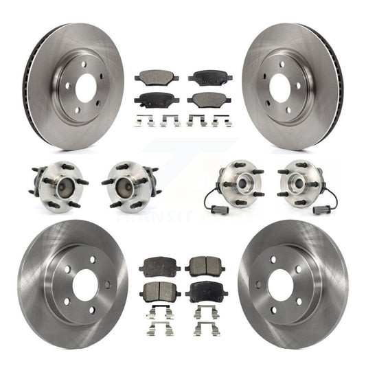 [Avant + Arrière] Kit d'ensemble roulement de roue et moyeu pour Chevrolet Cobalt Saturn Ion avec 5 Lug Wheels KBB-110226