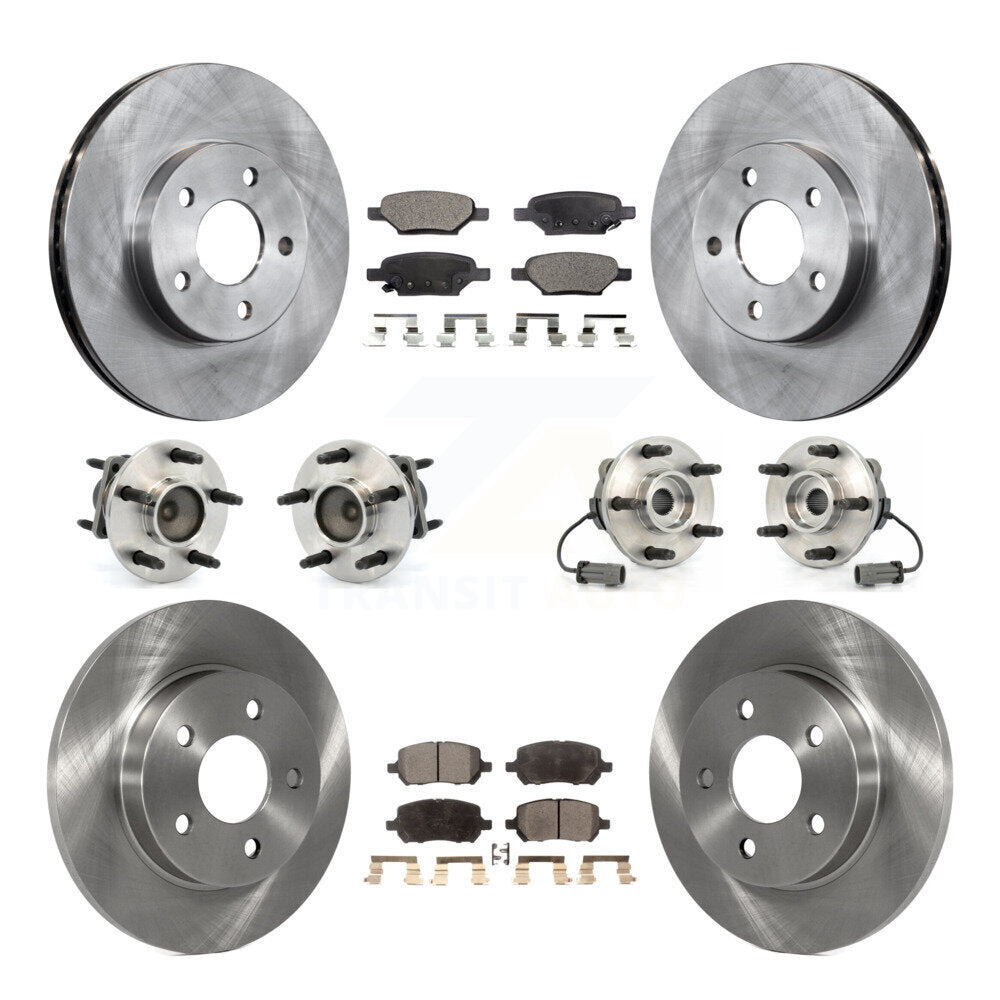 [Avant + Arrière] Kit d'ensemble roulement de roue et moyeu pour 2010 Pontiac G5 avec 5 Lug Wheels KBB-110227