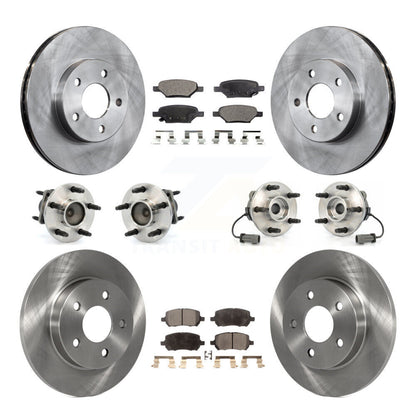 [Avant + Arrière] Kit d'ensemble roulement de roue et moyeu pour 2010 Pontiac G5 avec 5 Lug Wheels KBB-110227