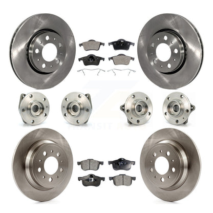 [Avant + Arrière] Kit d'ensemble roulement de roue et moyeu pour Volvo S60 XC70 V70 S80 KBB-110228