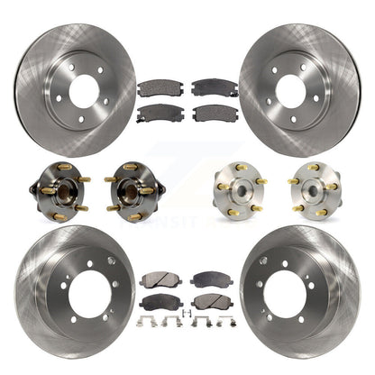 [Avant + Arrière] Kit d'ensemble roulement de roue et moyeu pour 2005 Mitsubishi Eclipse rear brakes avec 4-Wheel ABS KBB-110231