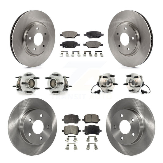 [Avant + Arrière] Kit d'ensemble roulement de roue et moyeu pour Chevrolet Malibu HHR Pontiac G6 KBB-110237