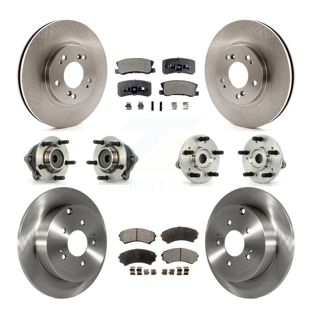 [Avant + Arrière] Kit d'ensemble roulement de roue et moyeu pour Mitsubishi Endeavor FWD KBB-110242