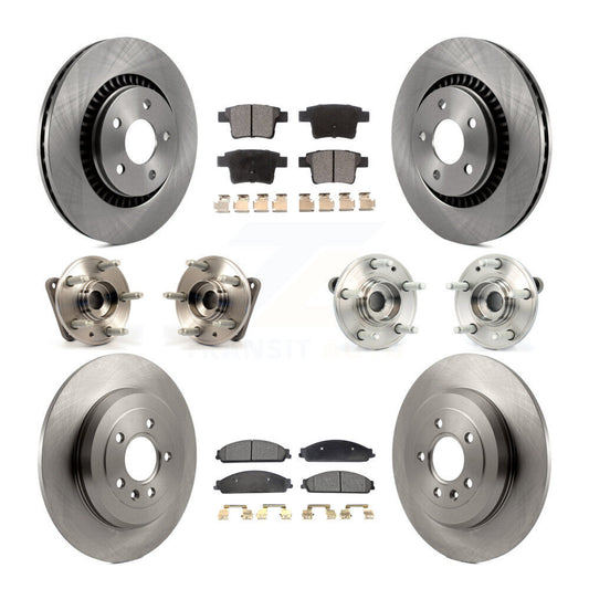 [Avant + Arrière] Kit d'ensemble roulement de roue et moyeu pour Ford Five Hundred Freestyle Taurus Mercury Montego X Sable FWD KBB-110250