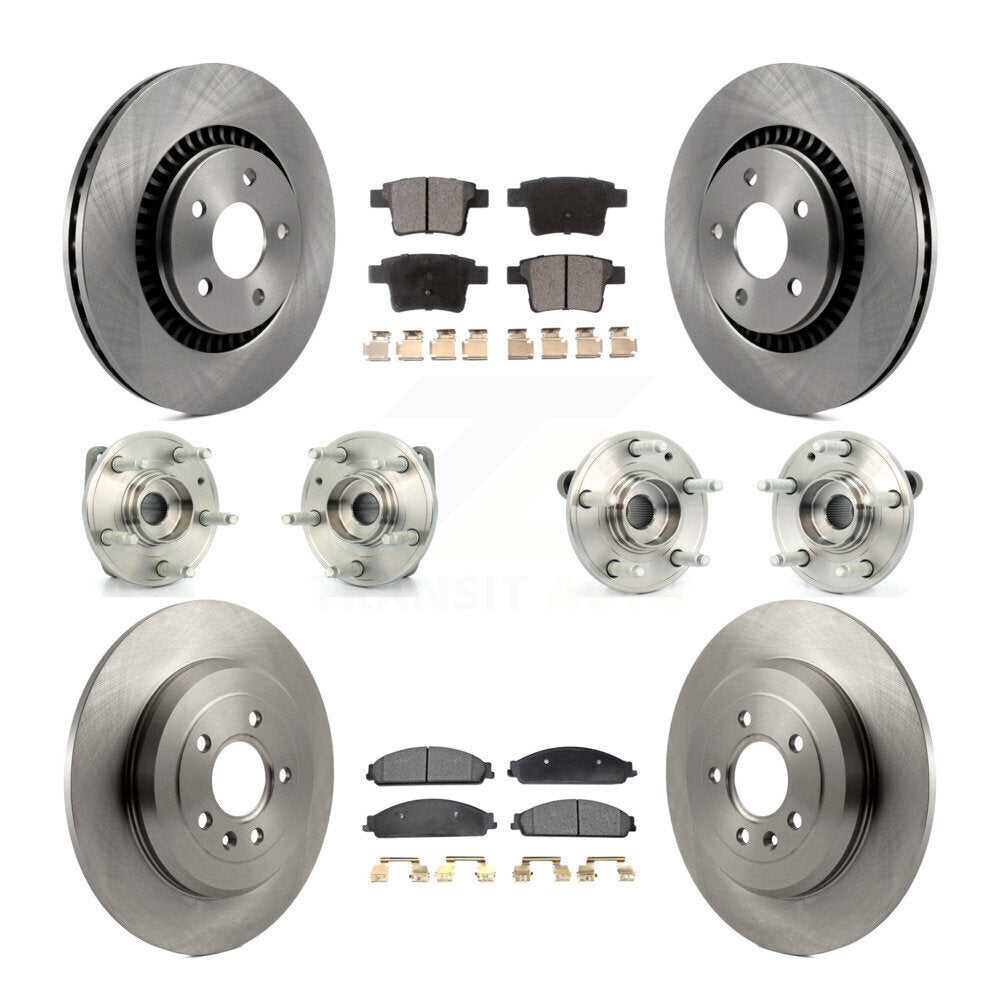 [Avant + Arrière] Kit d'ensemble roulement de roue et moyeu pour Ford Five Hundred Freestyle Taurus Mercury Montego X Sable AWD KBB-110251