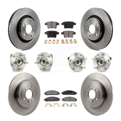 [Avant + Arrière] Kit d'ensemble roulement de roue et moyeu pour Ford Five Hundred Freestyle Taurus Mercury Montego X Sable AWD KBB-110251