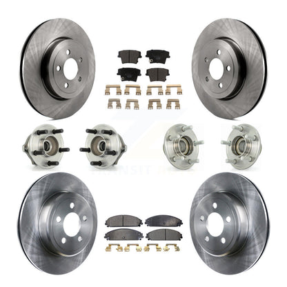 [Avant + Arrière] Kit d'ensemble roulement de roue et moyeu pour Chrysler 300 Dodge Charger Magnum KBB-110253