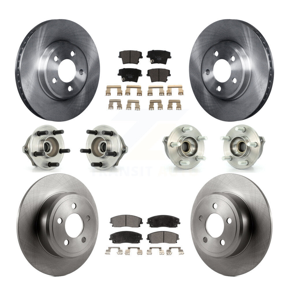 [Avant + Arrière] Kit d'ensemble roulement de roue et moyeu pour Dodge Charger Magnum AWD avec 2.7L KBB-110256