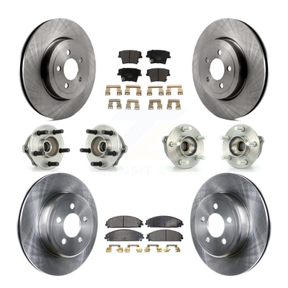 [Avant + Arrière] Kit d'ensemble roulement de roue et moyeu pour Chrysler 300 Dodge Charger Magnum KBB-110258