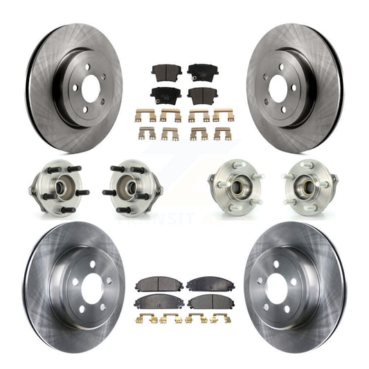 [Avant + Arrière] Kit d'ensemble roulement de roue et moyeu pour Chrysler 300 Dodge Charger Magnum KBB-110258