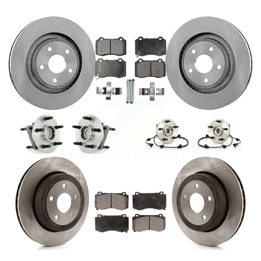 [Avant + Arrière] Kit d'ensemble roulement de roue et moyeu pour 2006-2010 Jeep Grand Cherokee SRT8 KBB-110261