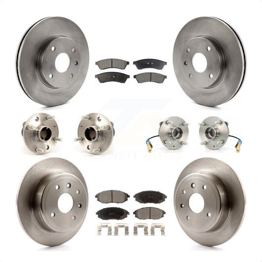 [Avant + Arrière] Kit d'ensemble roulement de roue et moyeu pour Suzuki Verona Chevrolet Epica KBB-110267 par Transit Auto