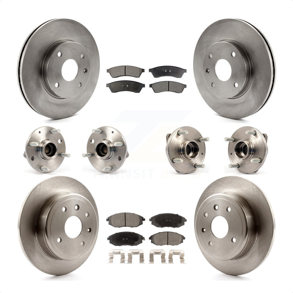 [Avant + Arrière] Kit d'ensemble roulement de roue et moyeu pour 2004-2005 Suzuki Verona Chevrolet Epica Non-ABS KBB-110268 par Transit Auto